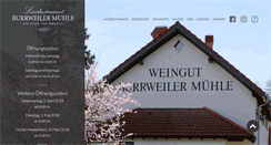 Desktop Screenshot of burrweilermuehle.de